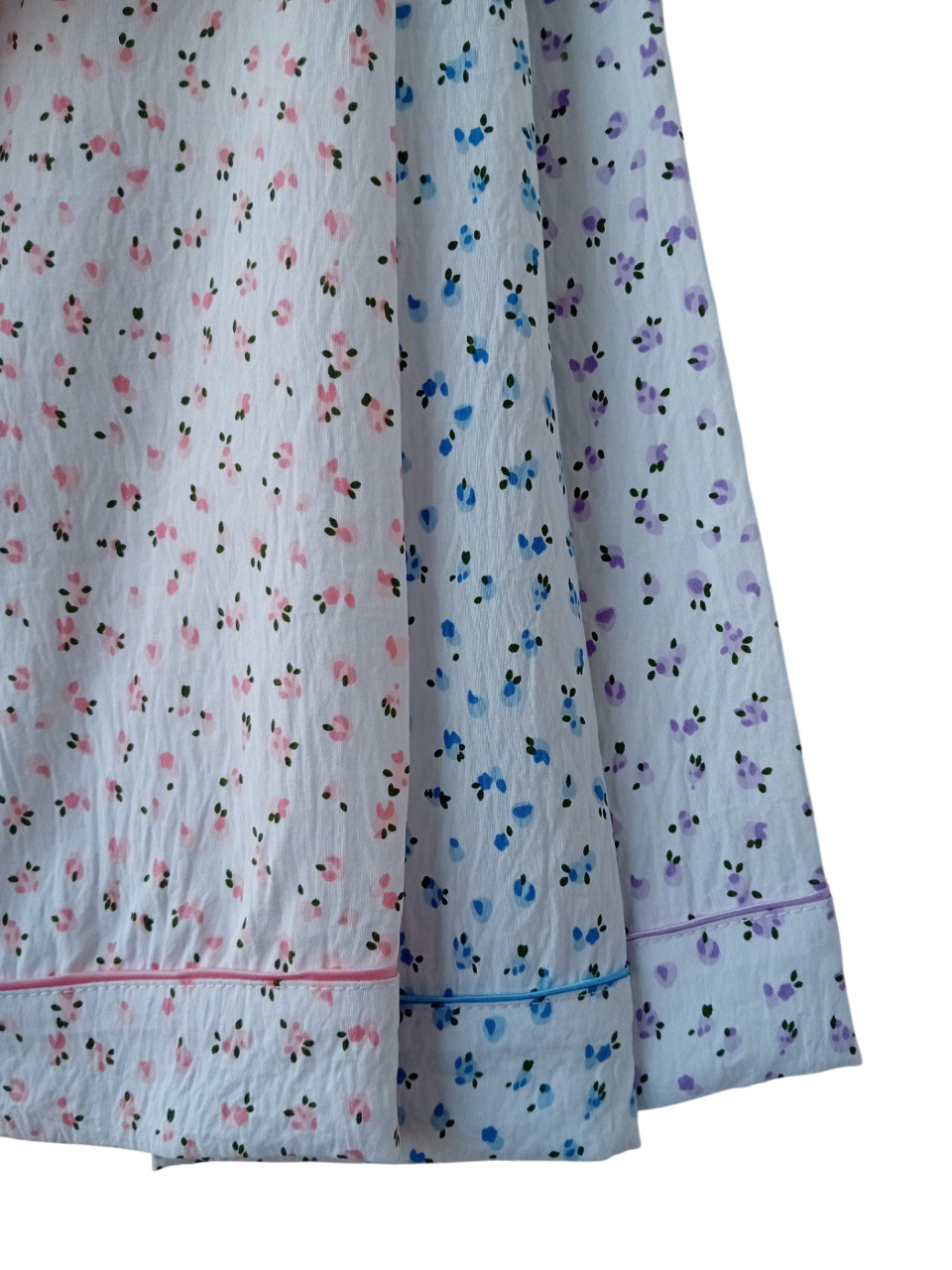 Ensemble pyjama en maille texturée 100 % coton. Imprimé floral – Image 4